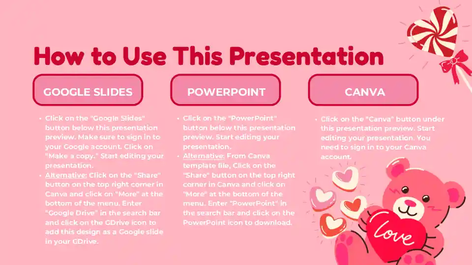 Cute Illustrated Valentine's Day Campaign Slides