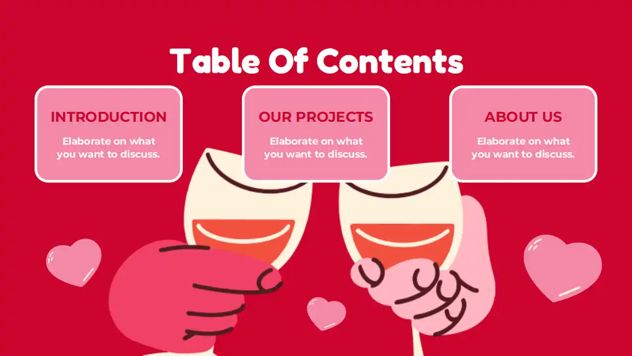 Cute Illustrated Valentine's Day Campaign Slides