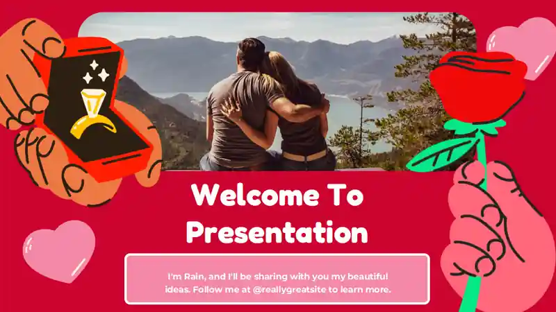 Cute Illustrated Valentine's Day Campaign Slides