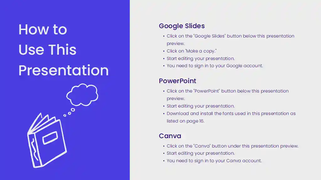 Cute social media Slides