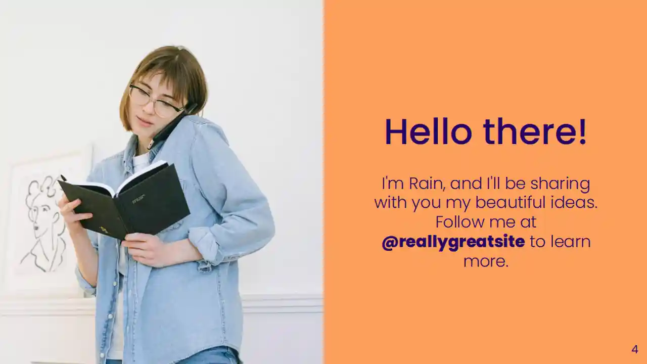 Cute social media Slides