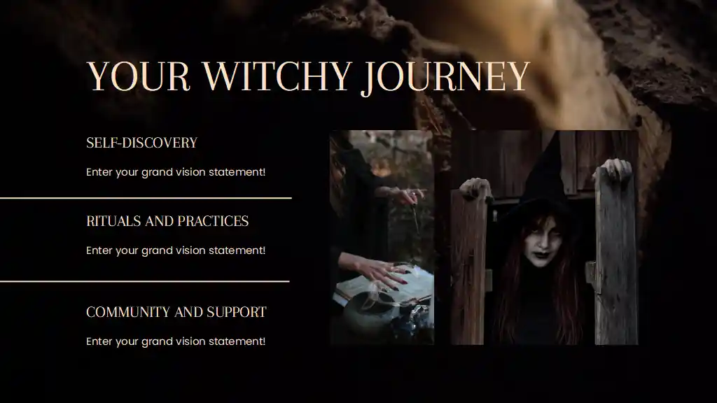 Dark Halloween Witch Academia Aesthetic Slides