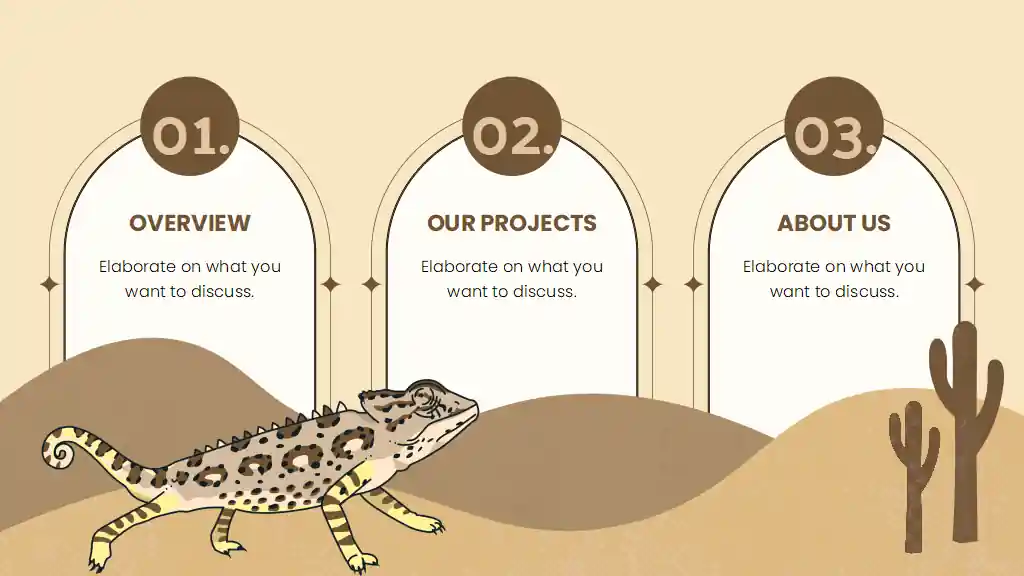 Dubai Desert Safari Marketing Campaign Slides
