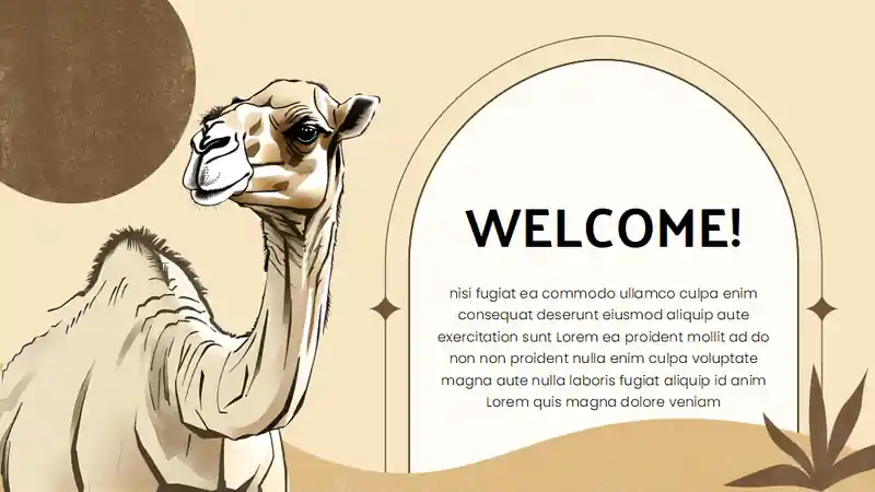 Dubai Desert Safari Marketing Campaign Slides