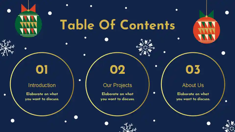 Festive Winter Carnival Minitheme Slides