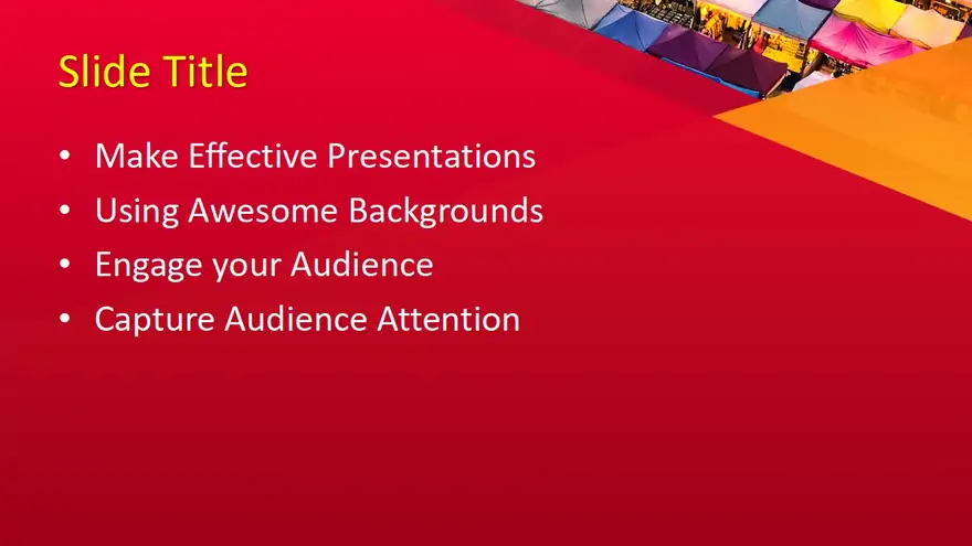 Free Market PowerPoint Template