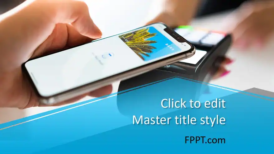 Free Mobile Shopping PowerPoint Template