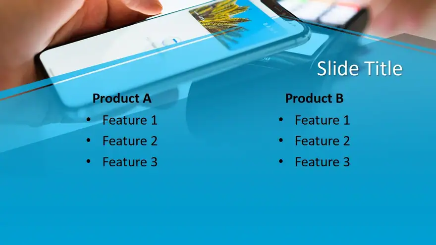 Free Mobile Shopping PowerPoint Template