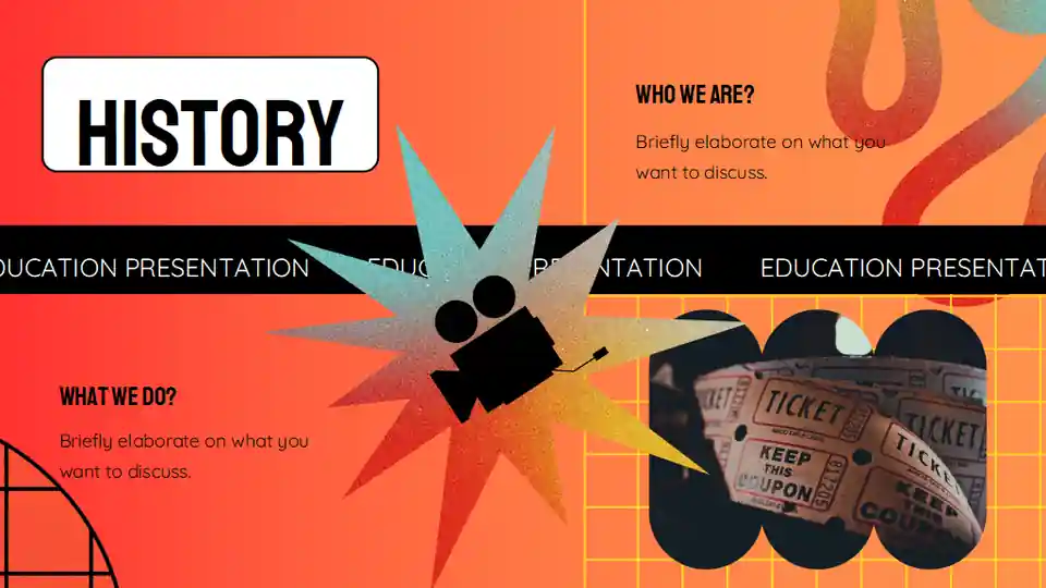 Funky Cinema & Film Major Education Slides