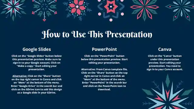 Geometric Orthodox Christmas Day Minitheme Slides