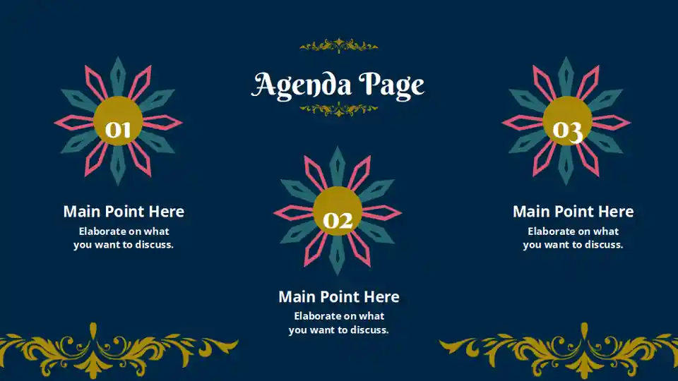 Geometric Orthodox Christmas Day Minitheme Slides