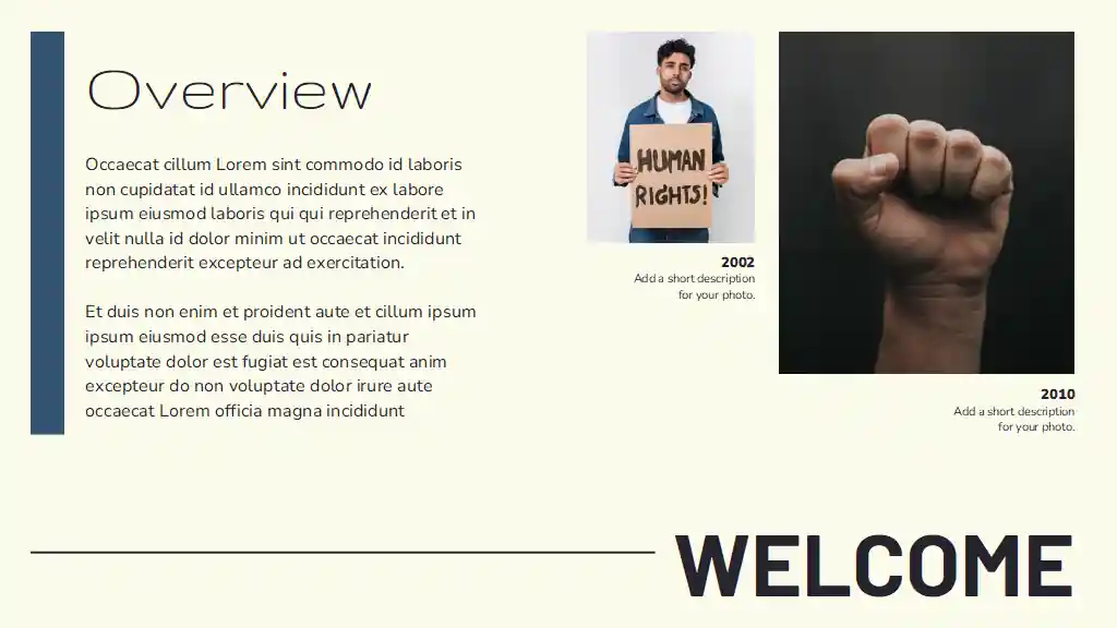 Human Rights Advocacy Campaign Slides