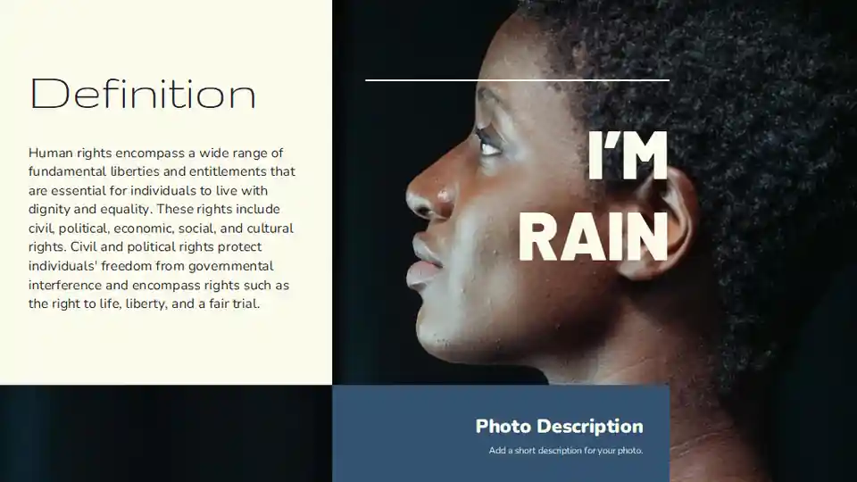 Human Rights Advocacy Campaign Slides