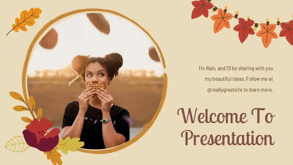 Illustrated Autumn Background Slides