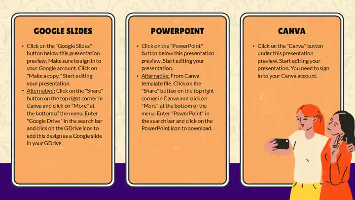 Illustrated Fun Friends Minitheme Slides