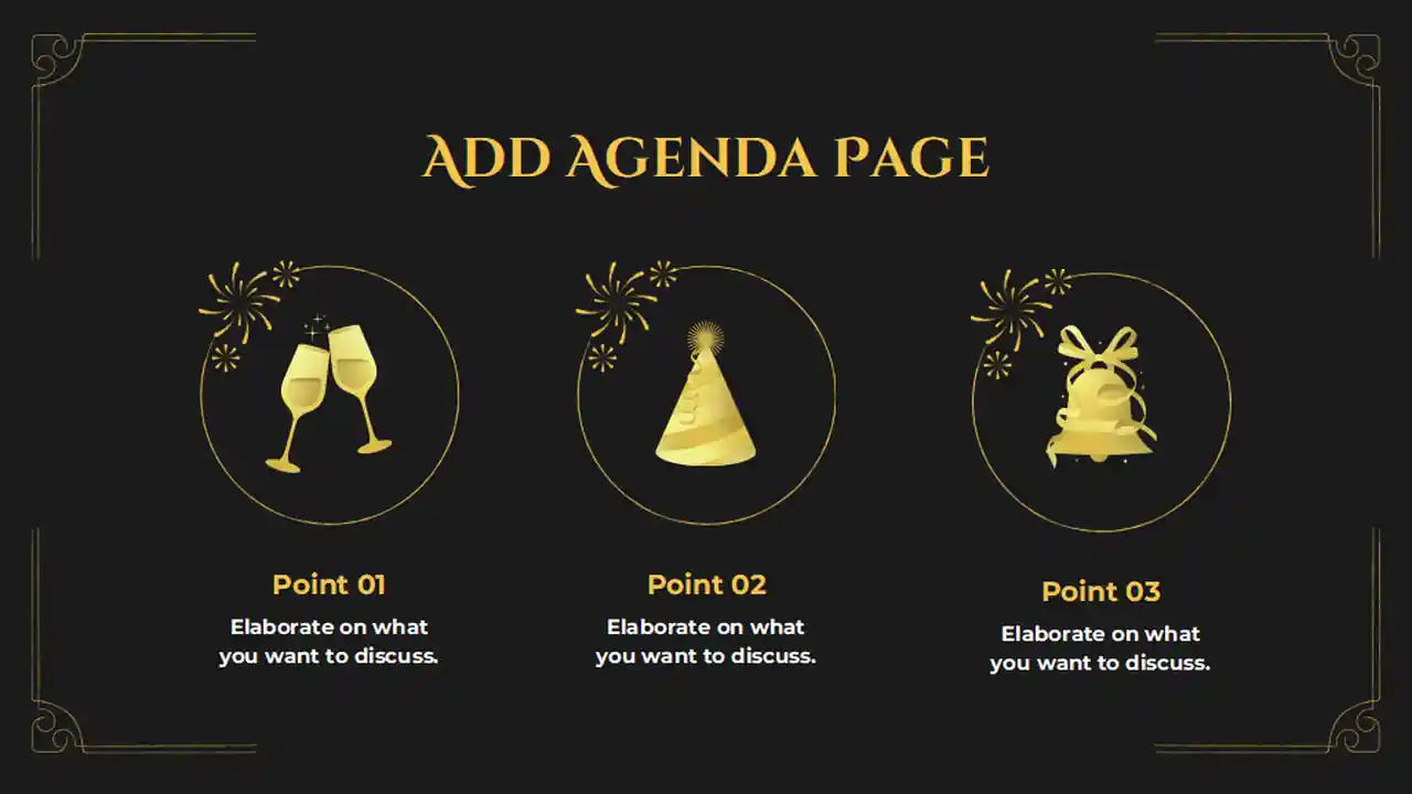 Illustrated Orthodox New Year Slides