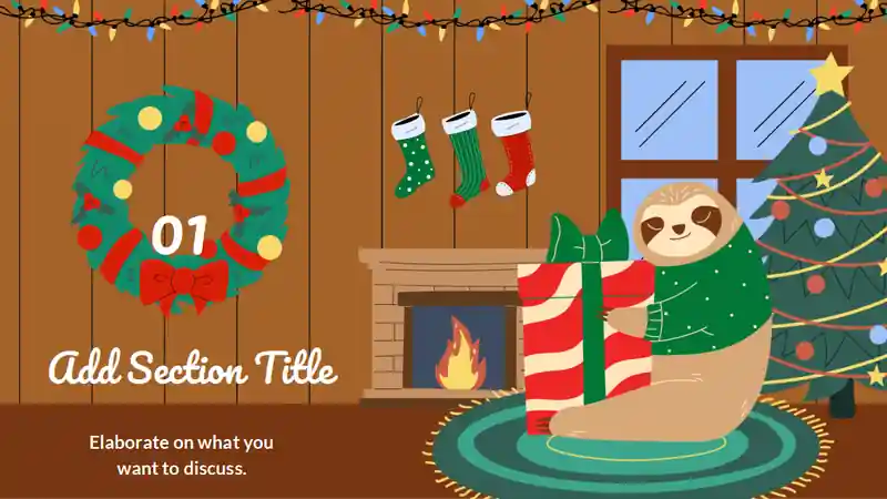 Illustrated Ugly Sweater Party Slides
