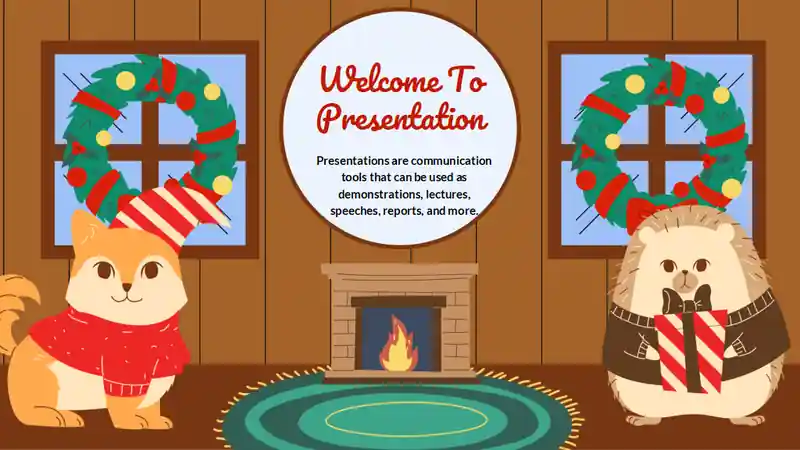 Illustrated Ugly Sweater Party Slides