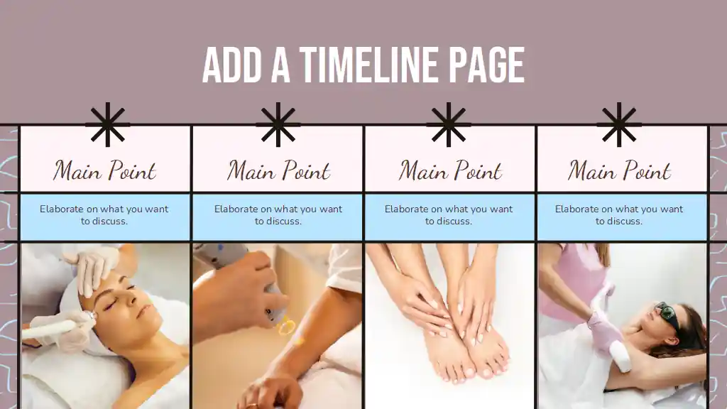 Laser Hair Removal Clinic Social Media Strategy Slides