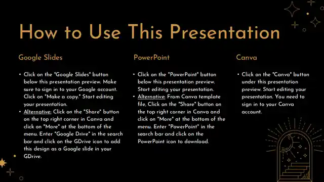 Magical Witchcraft and Wizardry Minitheme Slides