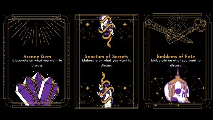 Magical Witchcraft and Wizardry Minitheme Slides