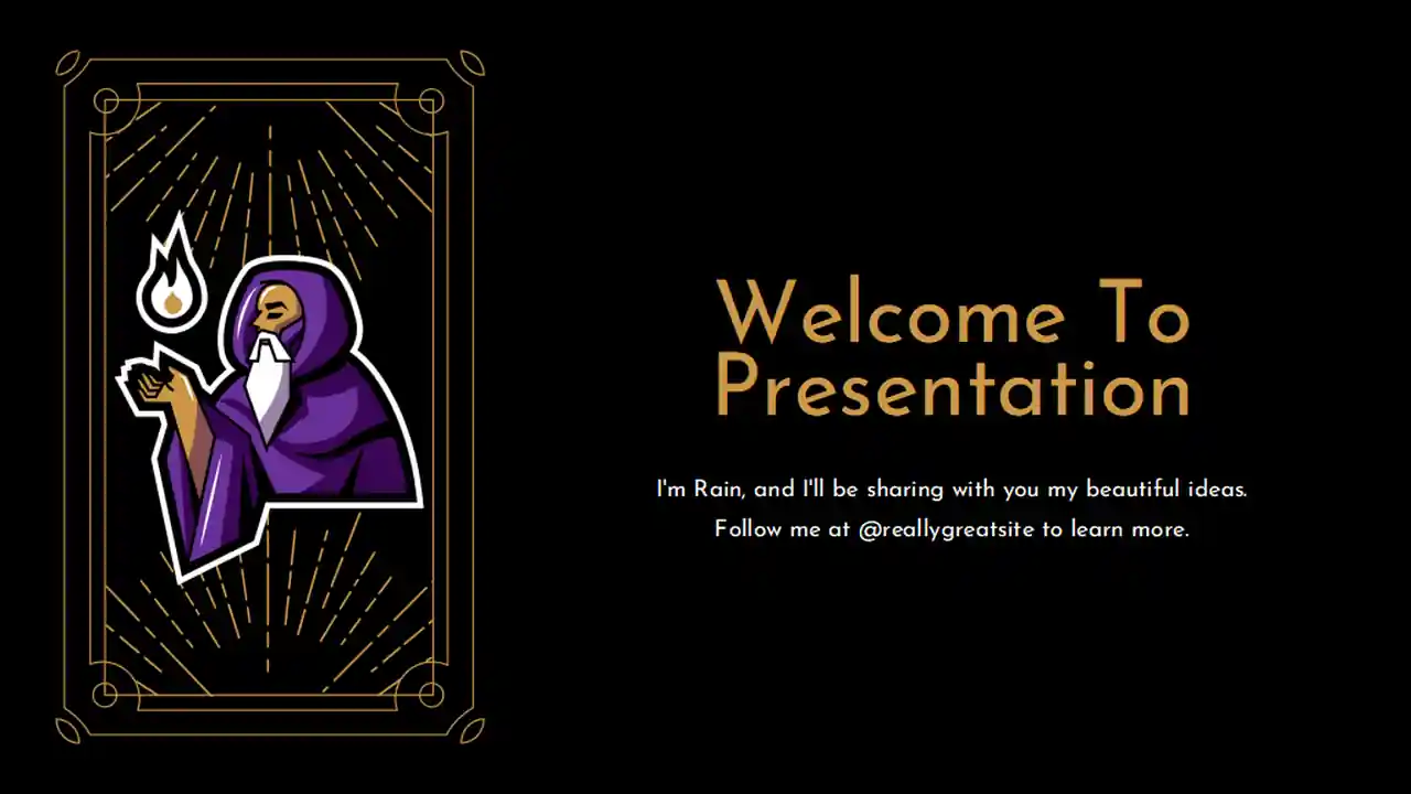 Magical Witchcraft and Wizardry Minitheme Slides
