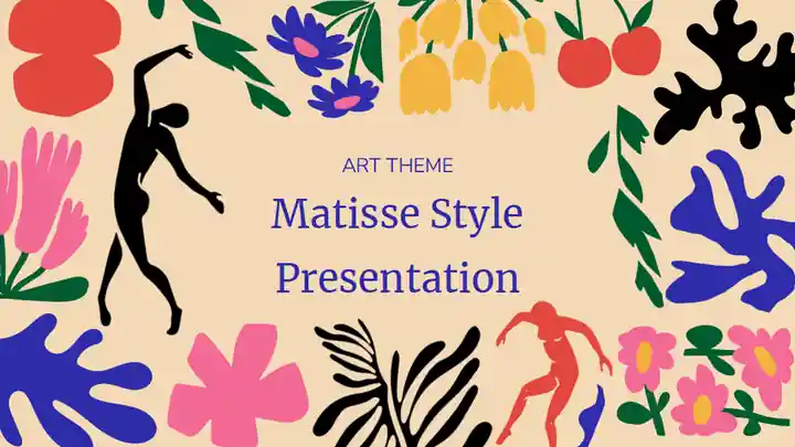 Matisse Art Style Educational Slides