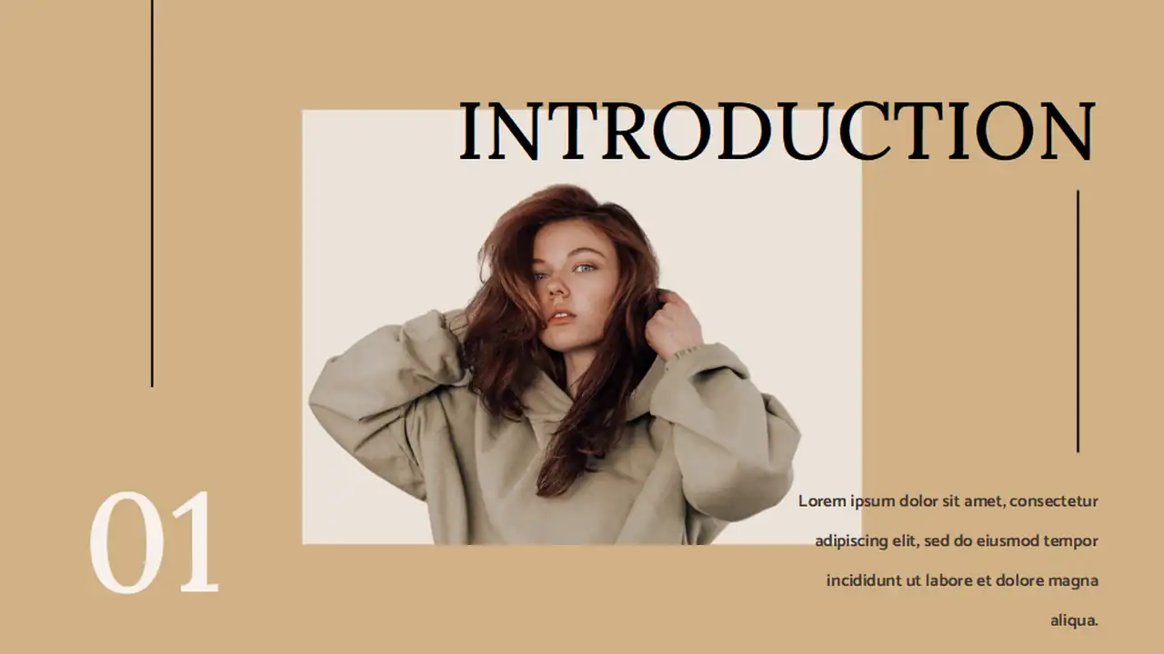 Minimal Classic Clothing Catalog Slides