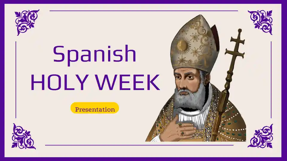 Minimal Spanish Holy Week Slides
