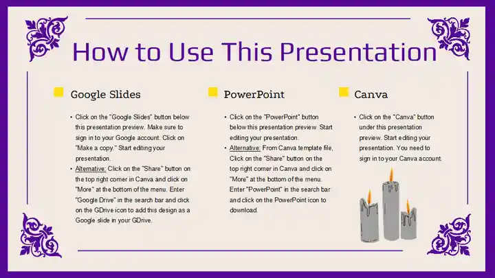 Minimal Spanish Holy Week Slides
