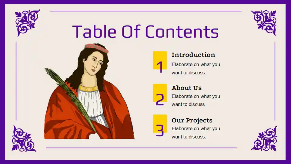 Minimal Spanish Holy Week Slides