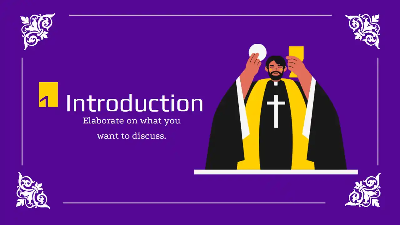 Minimal Spanish Holy Week Slides