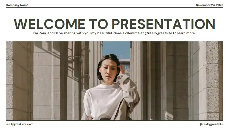 Modern Minimal Creative Campaign Slides