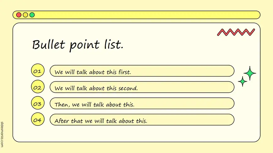 Multipurpose Yellow OS interface free presentation template.
