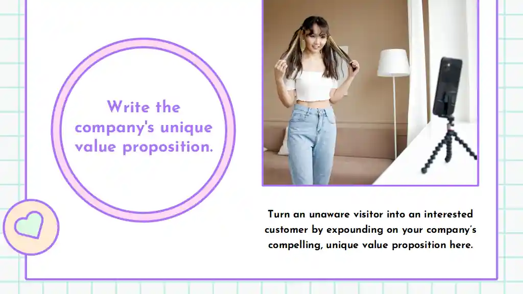 Pastel Cute Interface Marketing Plan Slides