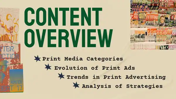 Print Media Advertising Slides