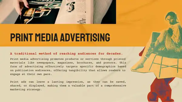 Print Media Advertising Slides