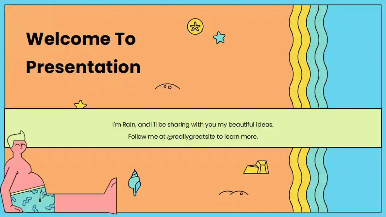 Retro Surf Brand Marketing Slides