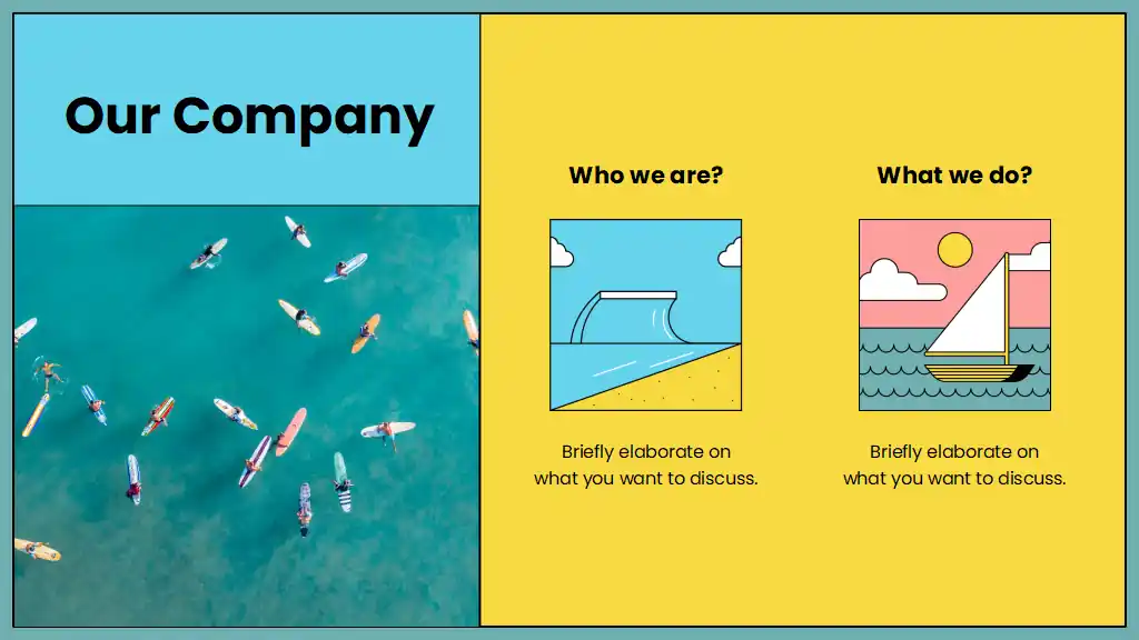 Retro Surf Brand Marketing Slides