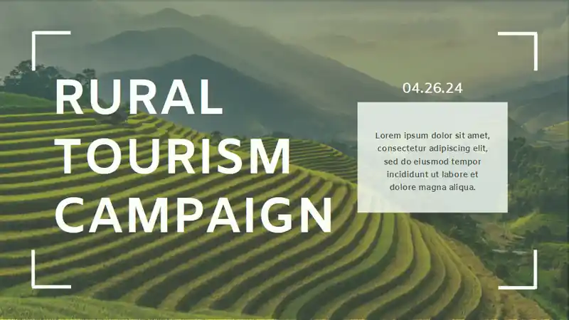 Rural Tourism Campaign Slides