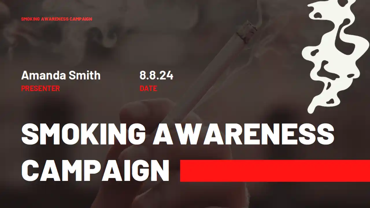 Smoking Awareness Campaign Slides