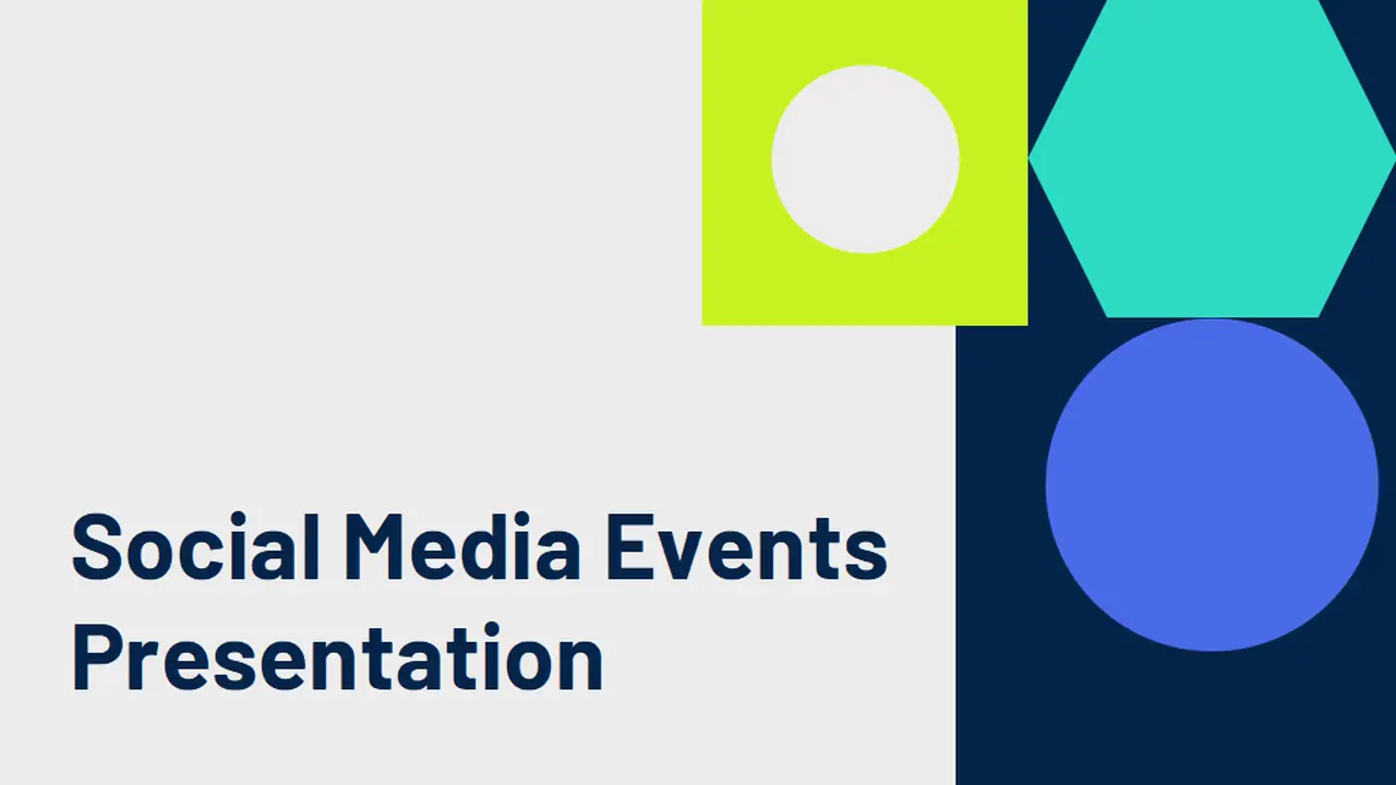 Social media events Slides