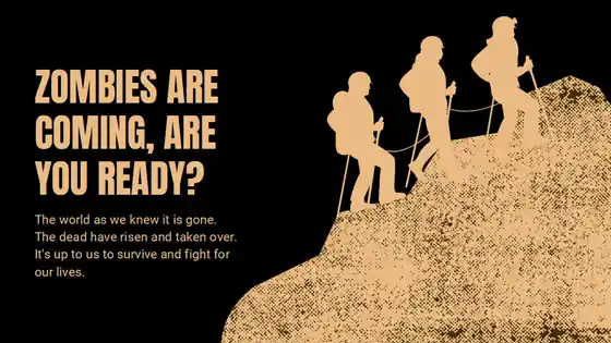 Zombie Apocalypse Minitheme Slides
