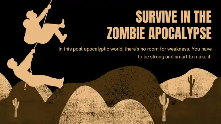 Zombie Apocalypse Minitheme Slides