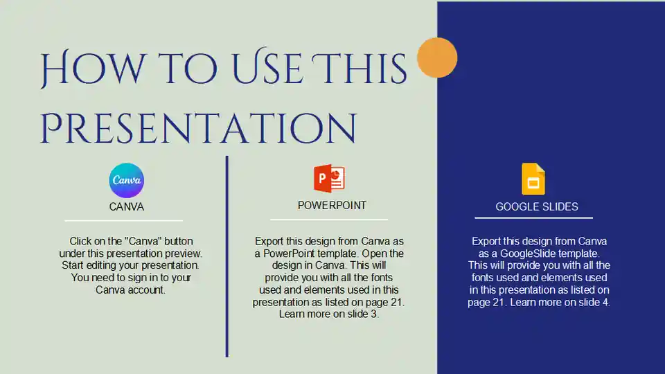 Blue and Green Elegant Pitch Deck