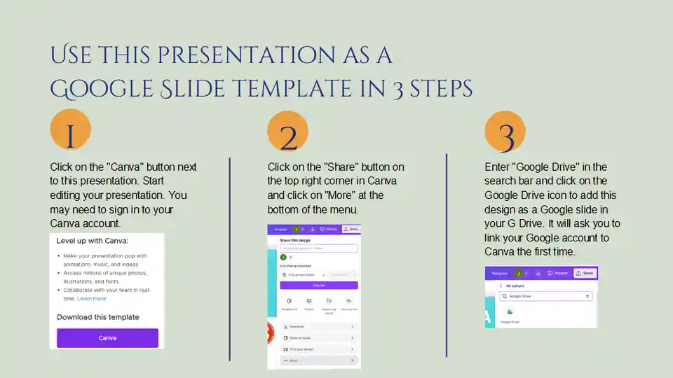 Blue and Green Elegant Pitch Deck
