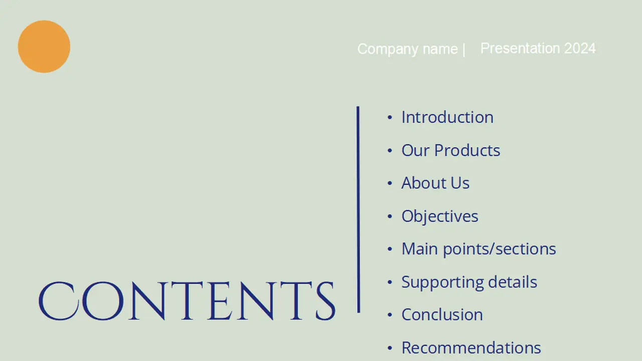 Blue and Green Elegant Pitch Deck