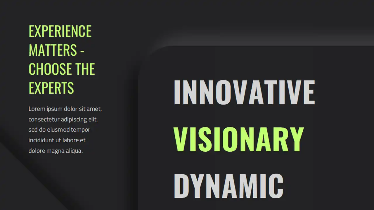 Dark Modern Tech Startup Brand Slides