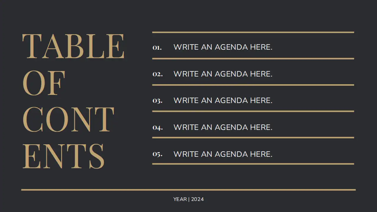 Elegant Boutique Hotel Pitch Deck