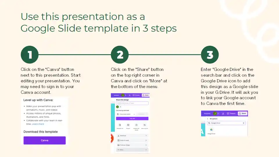 Green and Beige Retail Startup Pitch Deck